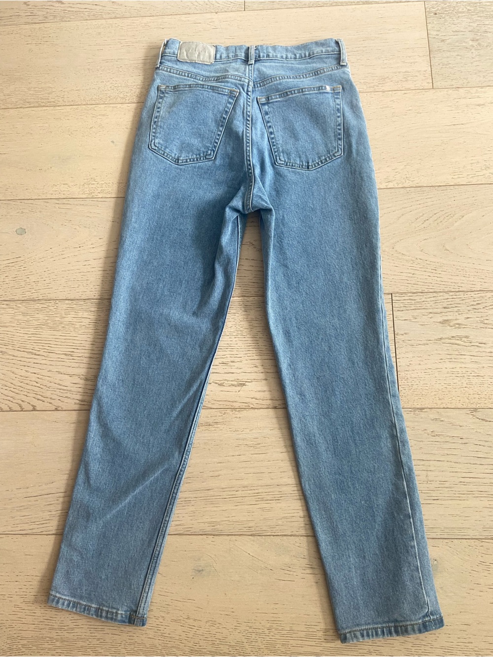 Everlane The Original Cheeky Straight Jean 26 High Rise Organic Cotton Denim - Picture 3 of 10